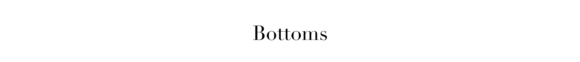 Bottoms