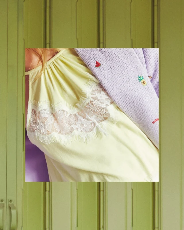 Light as lace and bright as summer fruit.  #klosetSS25 #WhenWeWereYoung