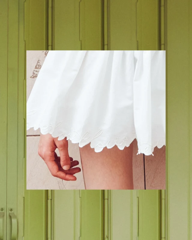 Feel the flutter in every hem.  #klosetSS25 #WhenWeWereYoung