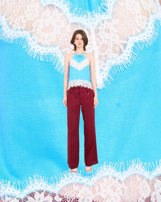Sunshine vibes in lace 💙🌼 Blue & Yellow never looked so soft.  #klosetSS25 #WhenWeWereYoung
