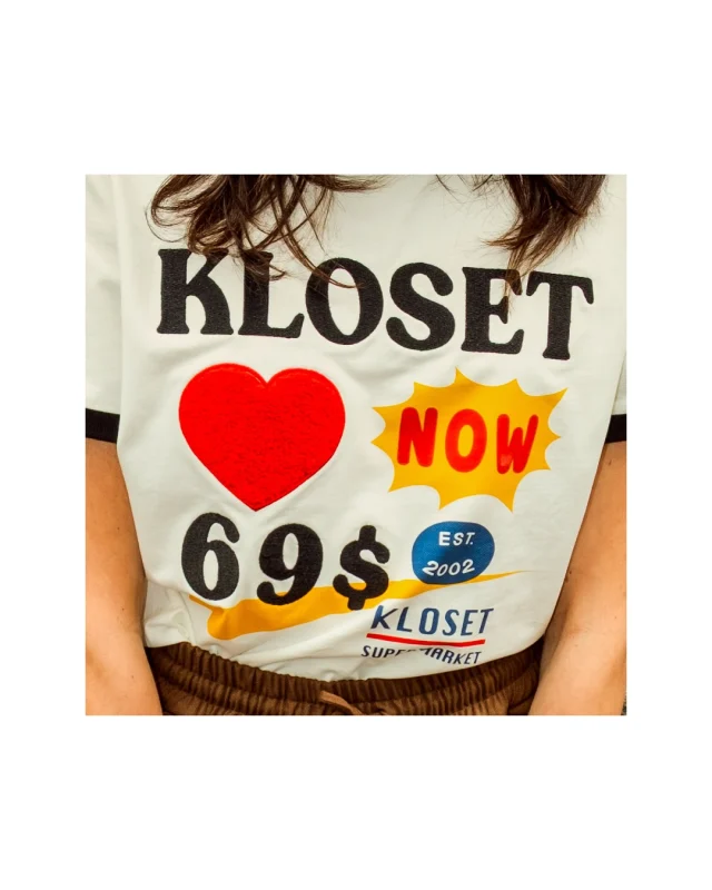Price tag says 69$, but the vibe is priceless.  #klosetLS25 #OnandOn