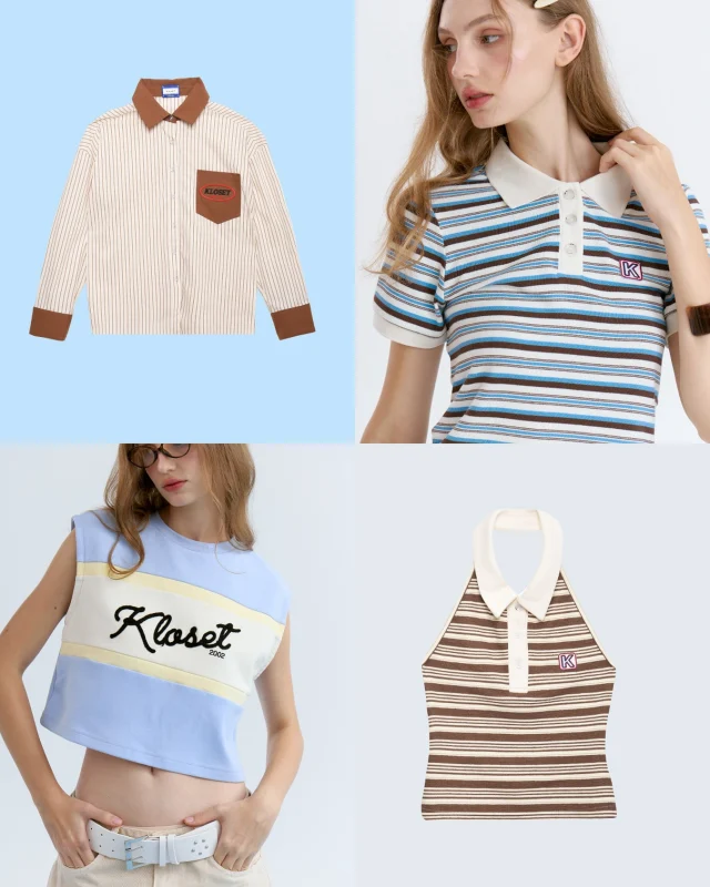 Because one stripe style is never enough.  #KlosetLS25 #OnandOn