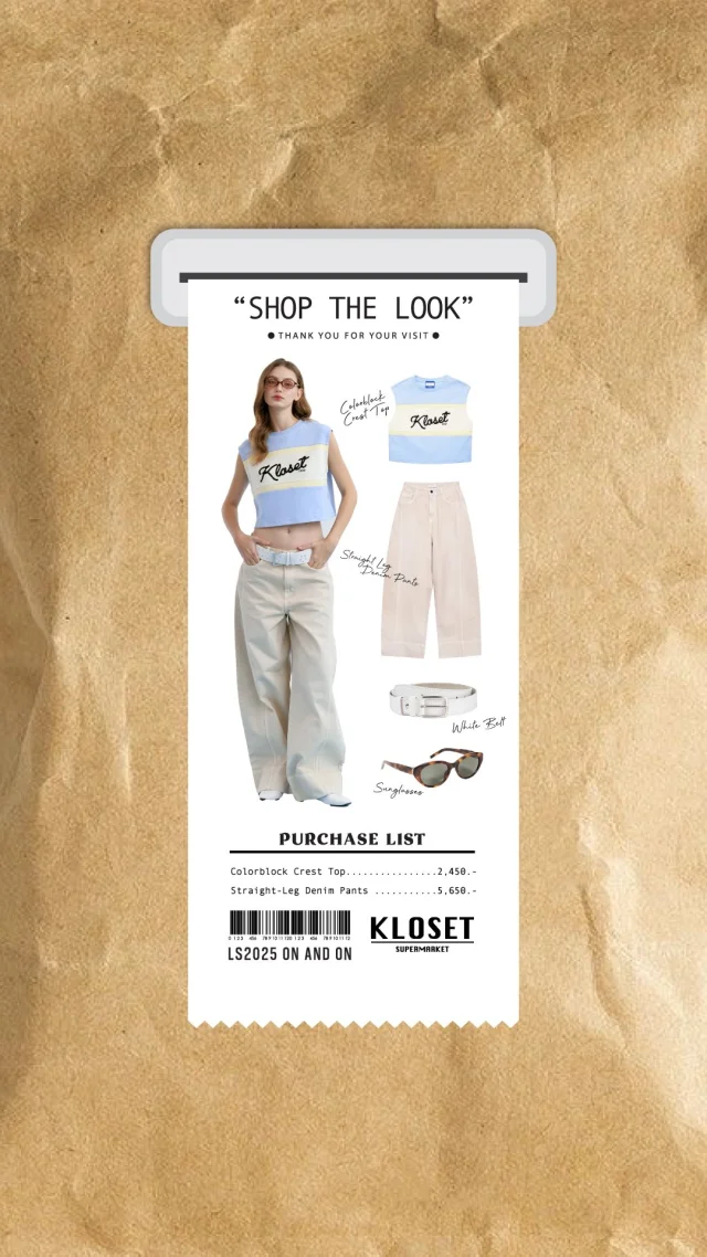 Shop the look - Which one is your favourite?  Discover Kloset Leisure Collection now.
#KlosetLS25 #OnandOn
