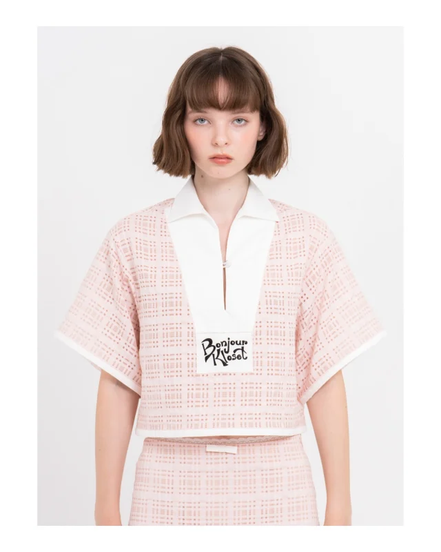 Introducing Bonjour Open Weave Top and skirt.  #KlosetPF25 #Withoutfear
