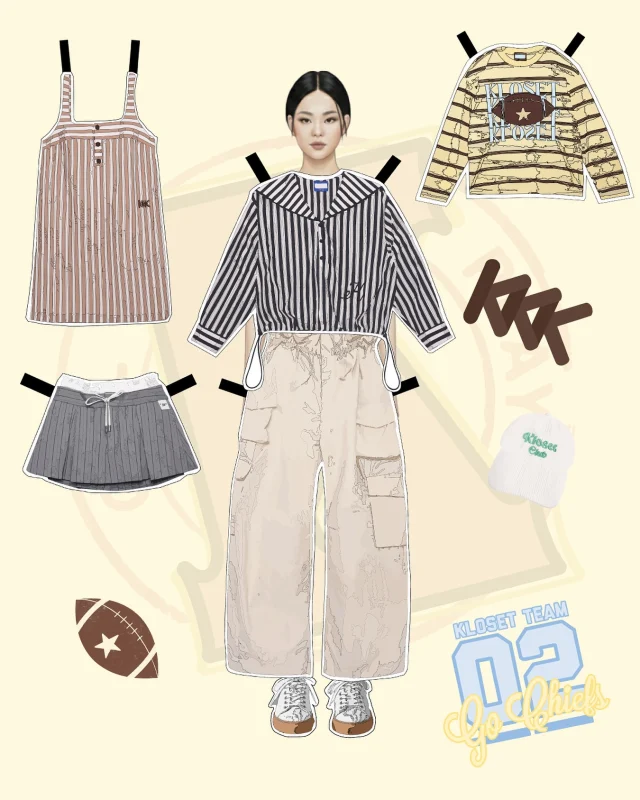 Getting ready for the next match — and the outfit matters just as much as the game.  Stay tuned, something special is coming soon.