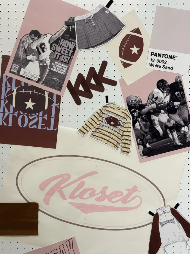 This season, Kloset captures the effortless spirit of modern femininity with sporty vintage pieces reimagined with signature embroidered details.  #KlosetLS25 #stuckwithyou