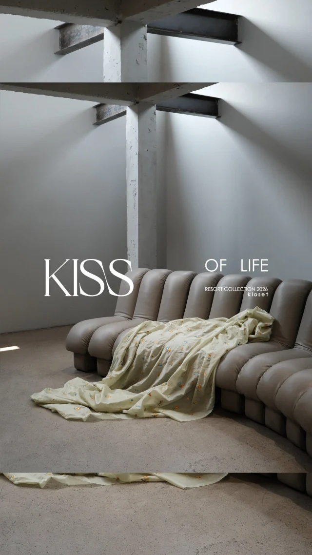 As a season of quiet retreat comes to an end, the winter escape to the western mountains slowly fades away.  Kloset welcomes the return of sunlight and gentle breezes with “Kiss of Life” Resort Collection 2026, inviting a renewed connection with nature.  Available this January 29,2026 
#KlosetRS26
#KlosetKissofLife