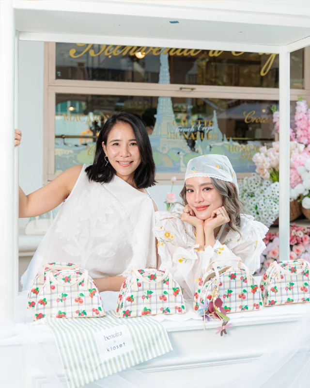 A beautiful afternoon filled with light, conversations, and shared moments.  Thank you for celebrating self-love and sunshine with us at  #benutraxkloset — where beauty and style came together effortlessly. ✨🍓  @benutra.thailand 
@kamkloset 
@yoghurt_nattasha