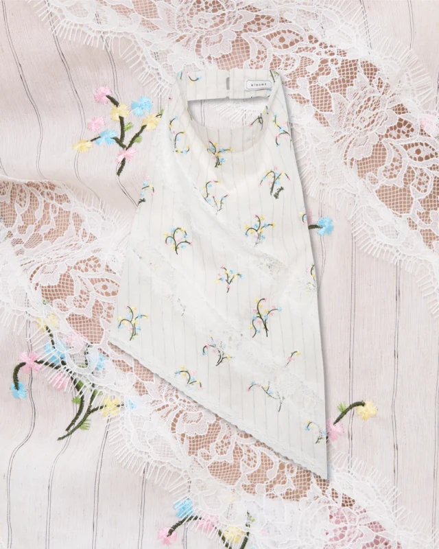 Inspired by pastel corals beneath the sea, reimagined through embroidery and intricate lacework.
A statement made softly, for summer.  #KlosetSS26 
#KlosetLettingGo. .