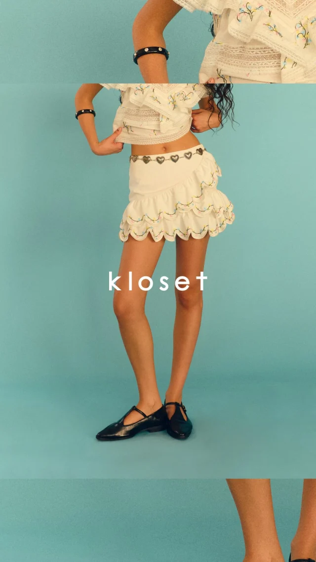Collected in memories, carried in what we wear.  #KlosetSS26
#KlosetLettingGo