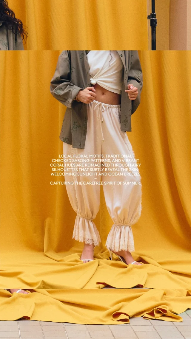 Dressed in lightness, moving in happiness.  #KlosetSS26
#KlosetLettingGo