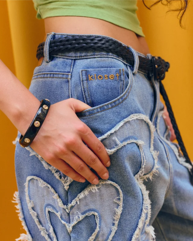 A hidden detail, stitched quietly into your favorite denim.  #KlosetSS26
#KlosetLettingGo