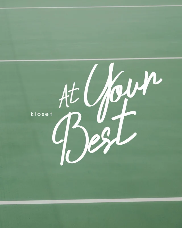 You’re the main character of the match.
Own your story, express yourself, and shine in your own way.  #KlosetLS26
#KlosetAtYourBest