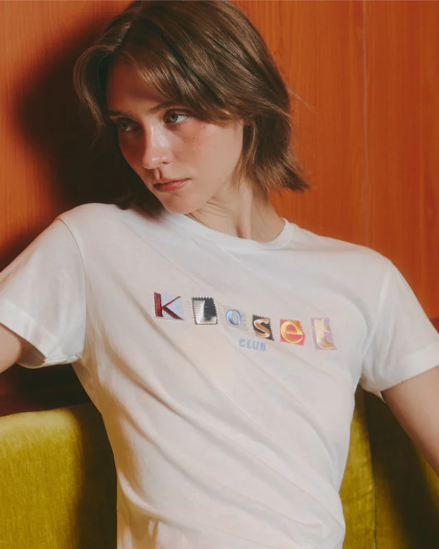 Inspired by friendship scrapbooks and the memories we collect along the way.
A nostalgic embroidery detail made to feel like a page from your favorite keepsake.  #KlosetLS26
#KlosetAtYourBest