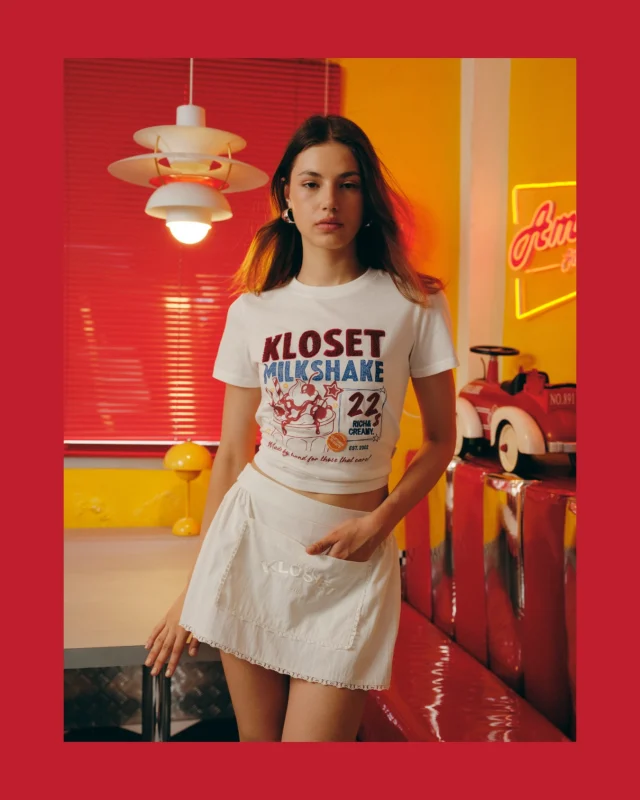My first day at work, and I’m already having the best time.
“Gimme More” Kloset Leisure Collection available tomorrow.  #KlosetLS26
#KlosetGimmeMore