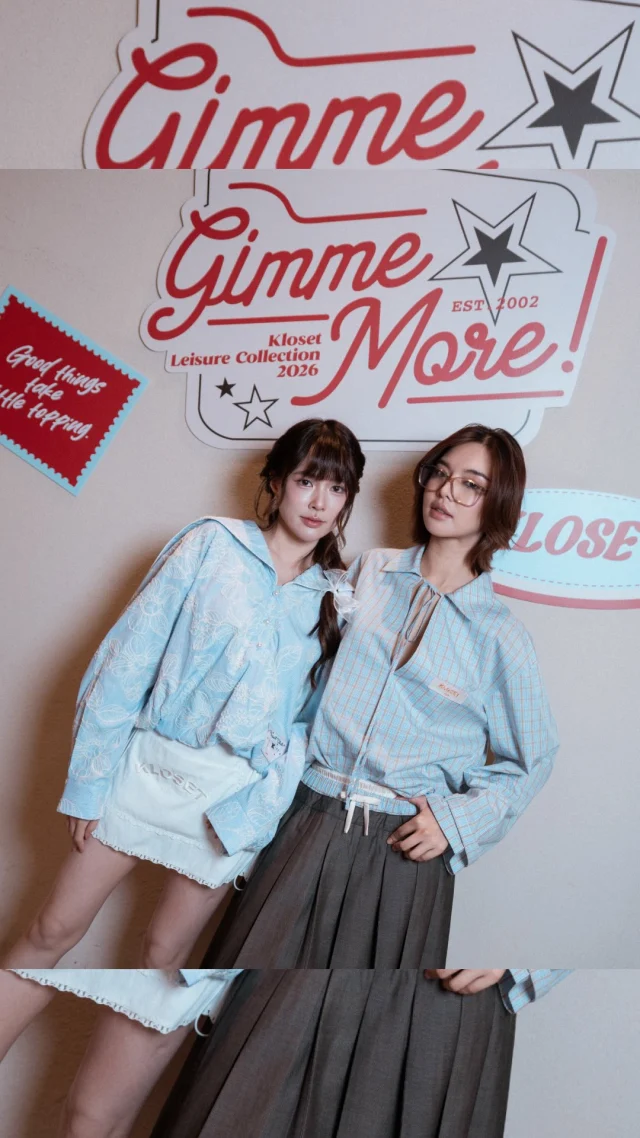 Two Girls: Two Vibes  Different in every way,
best friends anyway.  #KlosetLS26
#KlosetGimmeMore