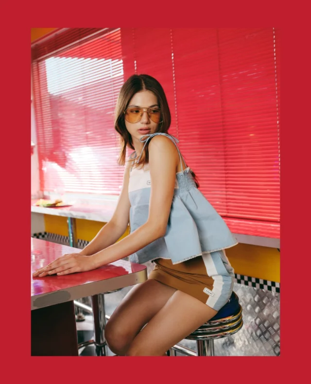 Off-duty, on point - Kloset Panelled Tie-shoulder Camisole with Kloset Panelled Skirt.
#KlosetLS26
#KlosetGimmeMore